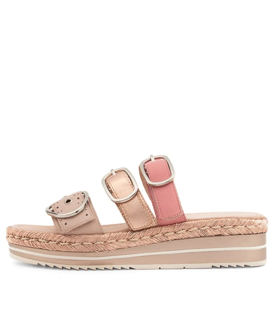 Women DJANGO & JULIETTE Espadrilles<Abbas Rose Multi Slides