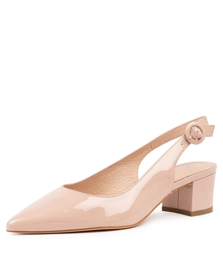 Women TOP END Heels<Abigale Nude Patent Leather