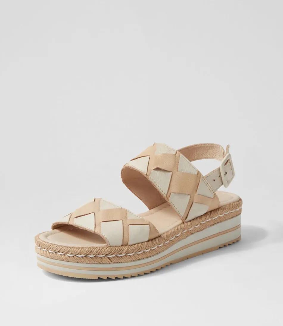 Women DJANGO & JULIETTE Espadrilles<Acke Camel Almond Leather Sandals