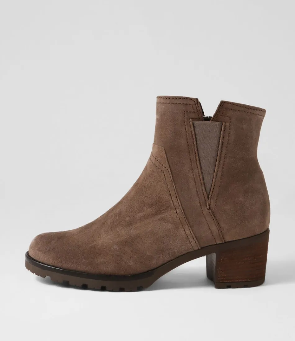 Women GABOR Boots<Ada Mohair Suede Chelsea Boots