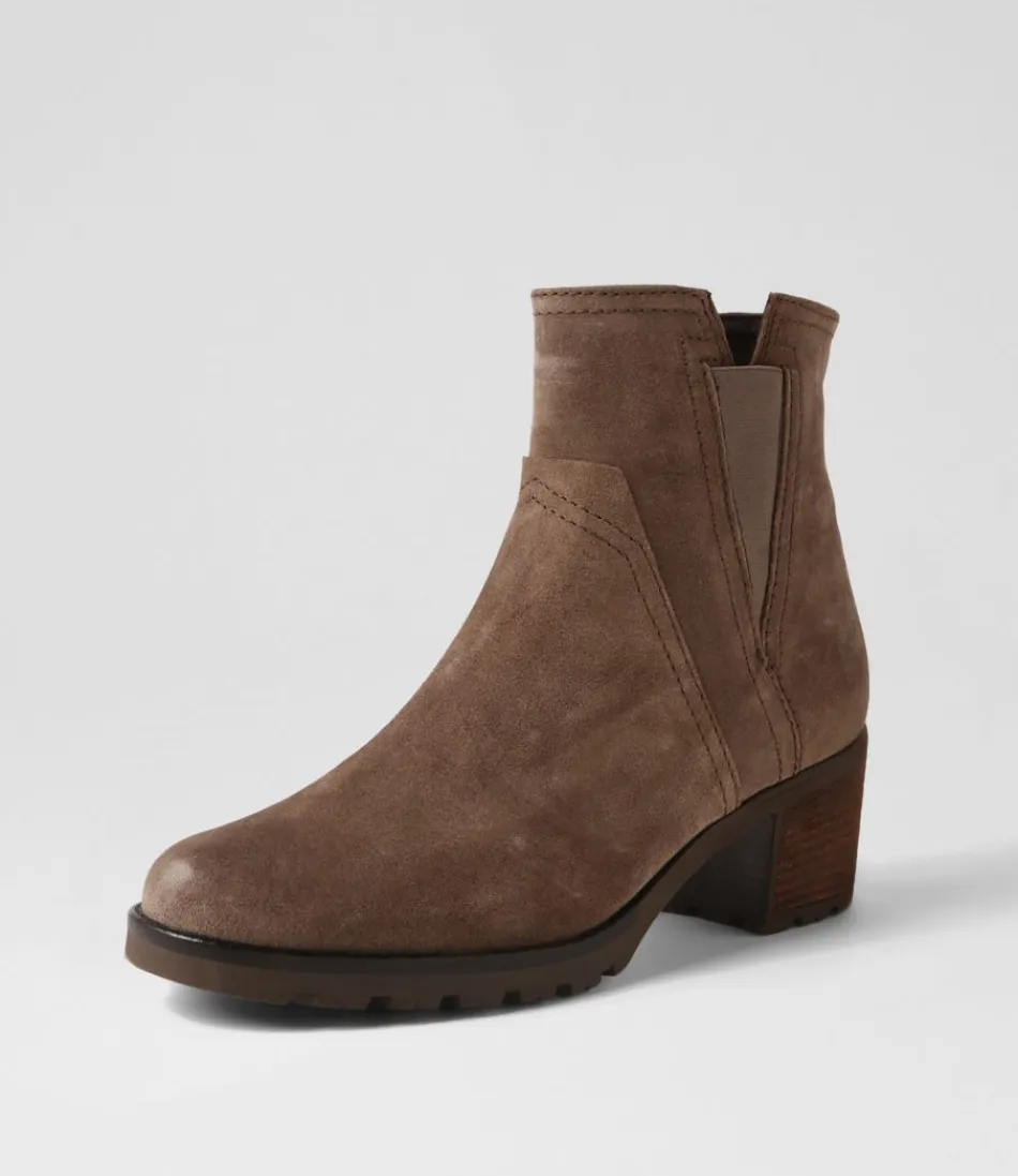 Women GABOR Boots<Ada Mohair Suede Chelsea Boots