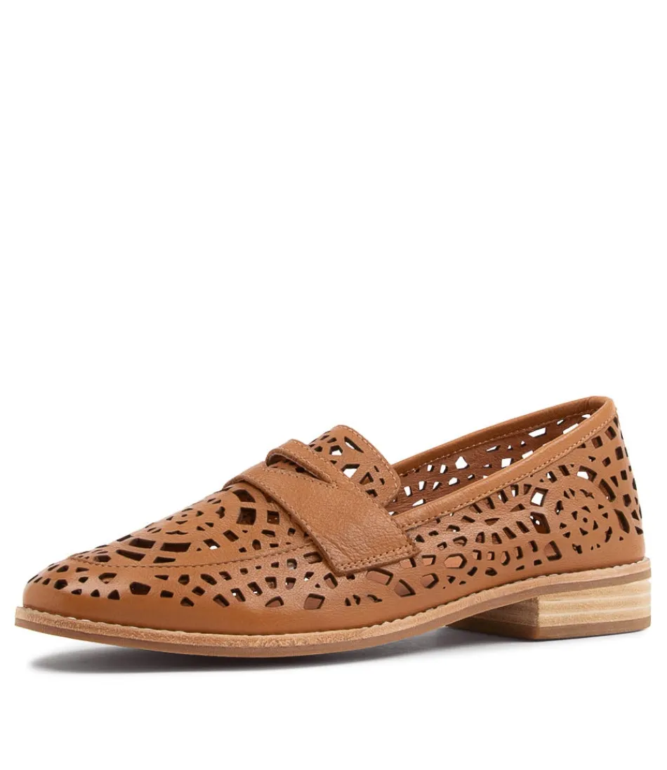 Women DJANGO & JULIETTE Loafers<Addah Tan Leather Loafers