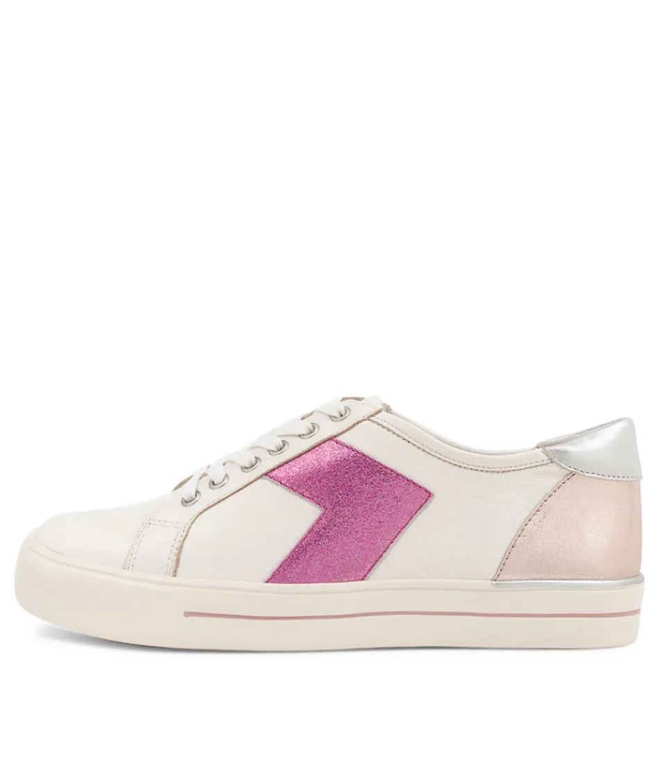 Women ZIERA Sneakers<Aditi W White Fuchsia Multi Sneakers