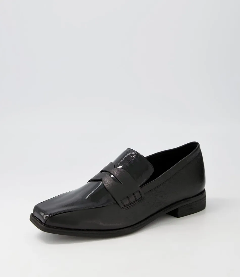 Women DJANGO & JULIETTE Loafers<Agape Black Patent Leather Loafers