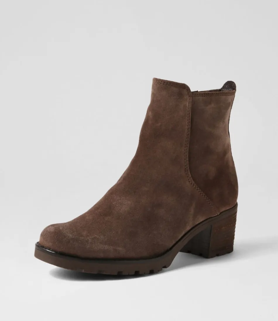 Women GABOR Boots<Agnes Mohair Suede Chelsea Boots