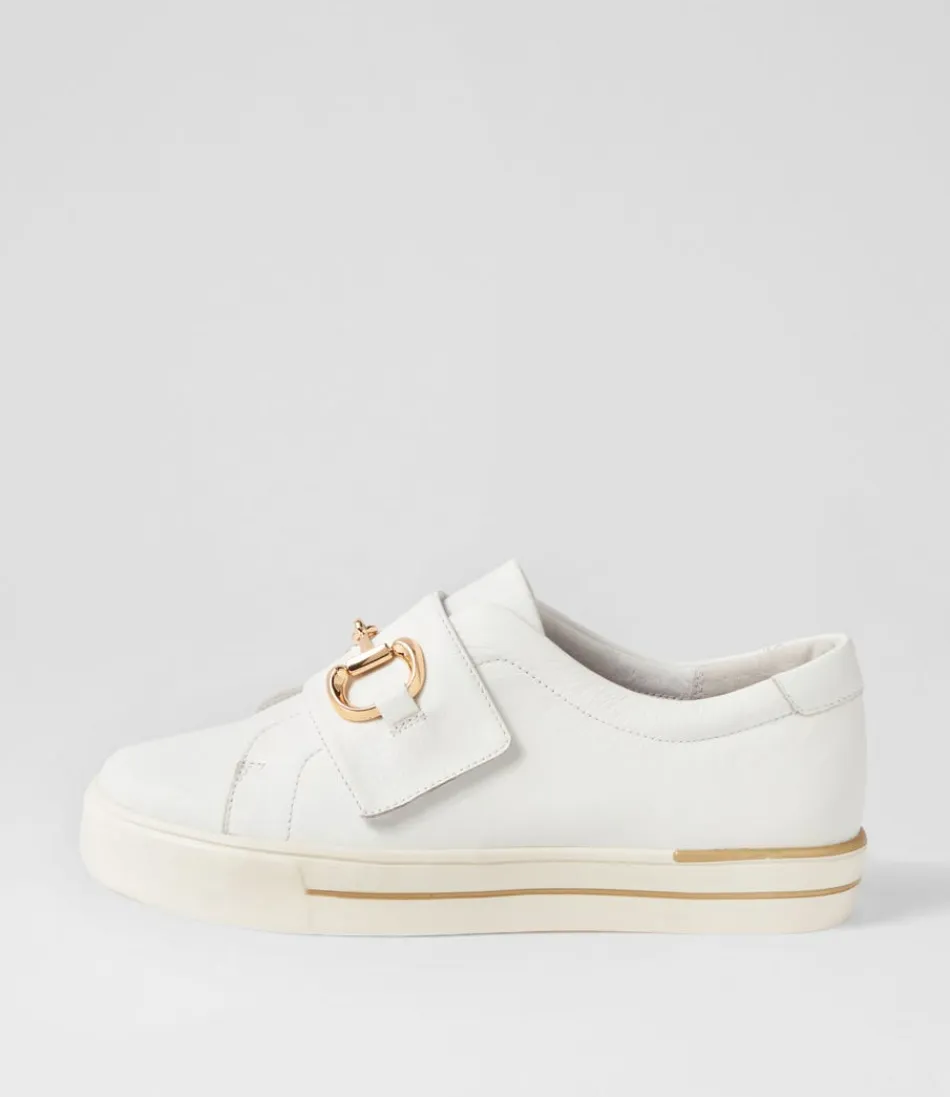 Women ZIERA Sneakers<Aldwin W White Leather Sneakers