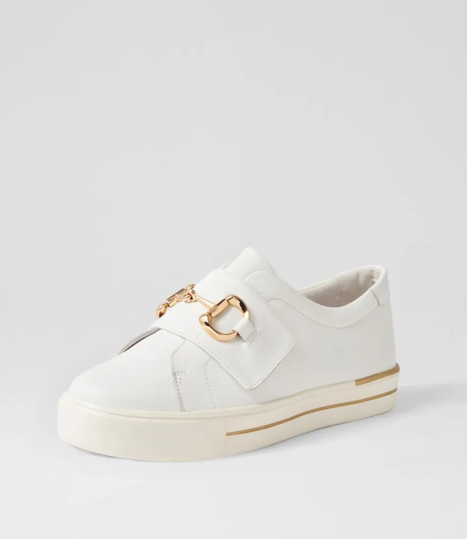 Women ZIERA Sneakers<Aldwin W White Leather Sneakers