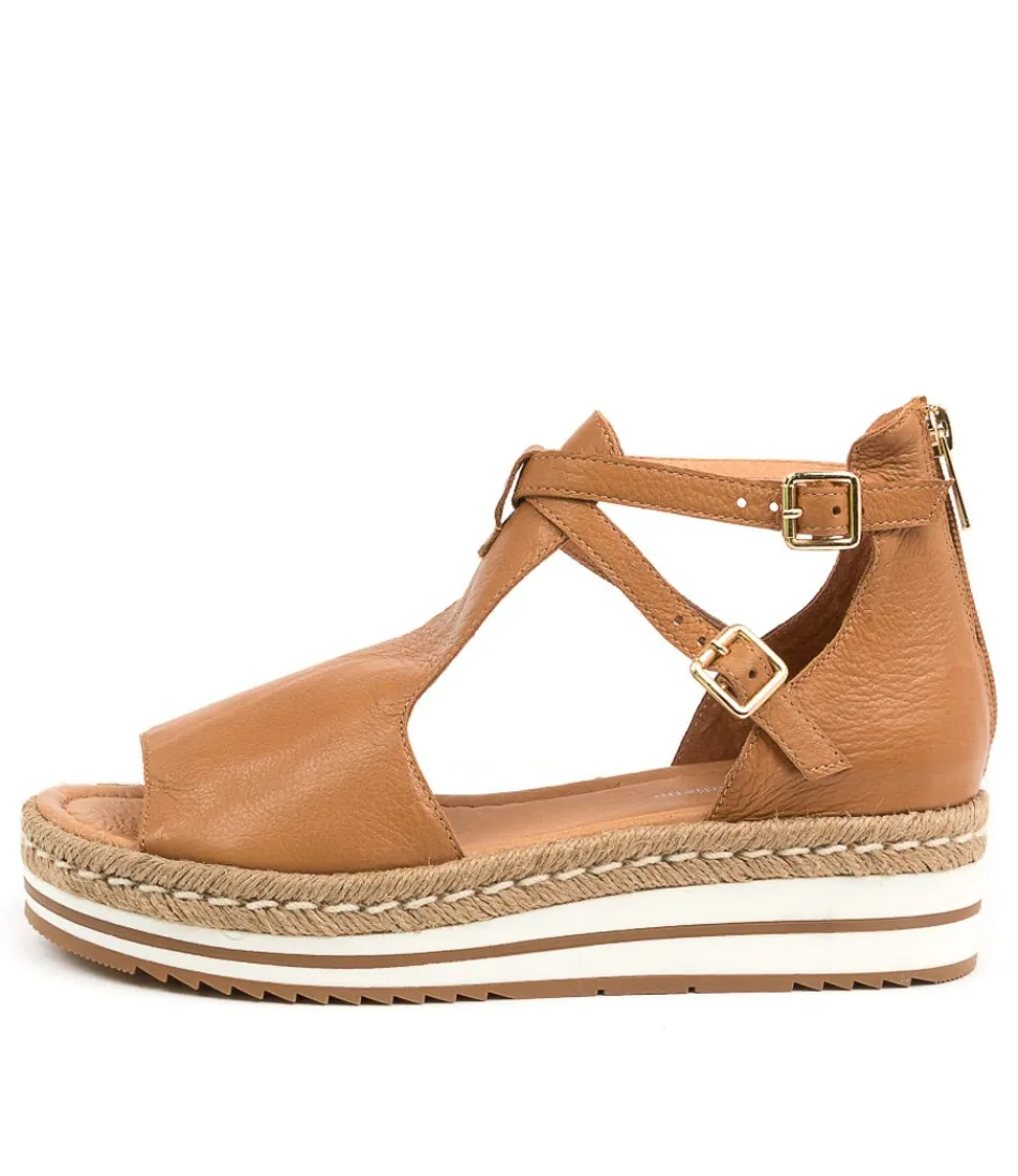 Women DJANGO & JULIETTE Espadrilles<Alexys Dk Tan Leather