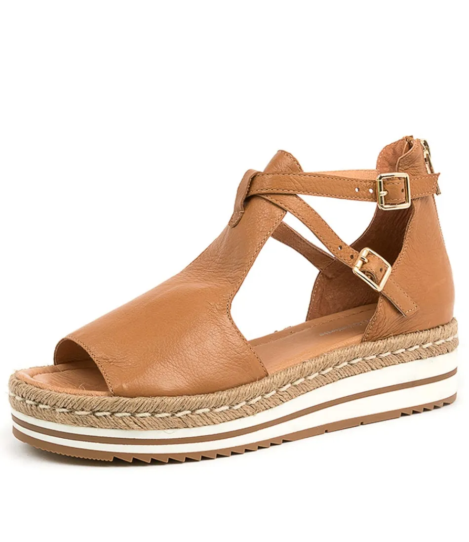 Women DJANGO & JULIETTE Espadrilles<Alexys Dk Tan Leather