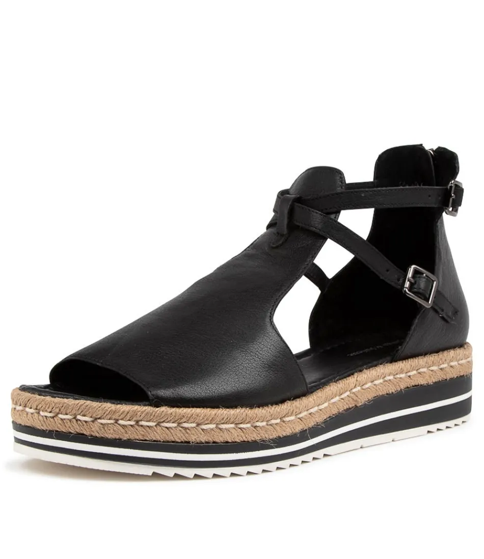 Women DJANGO & JULIETTE Espadrilles<Alexys Lrg Black Leather