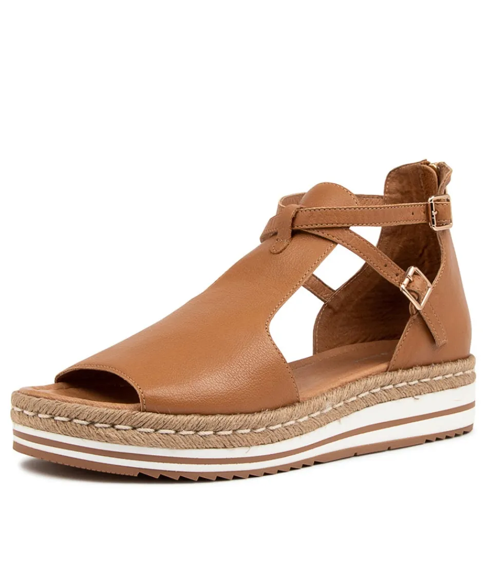 Women DJANGO & JULIETTE Espadrilles<Alexys Lrg Dk Tan Leather