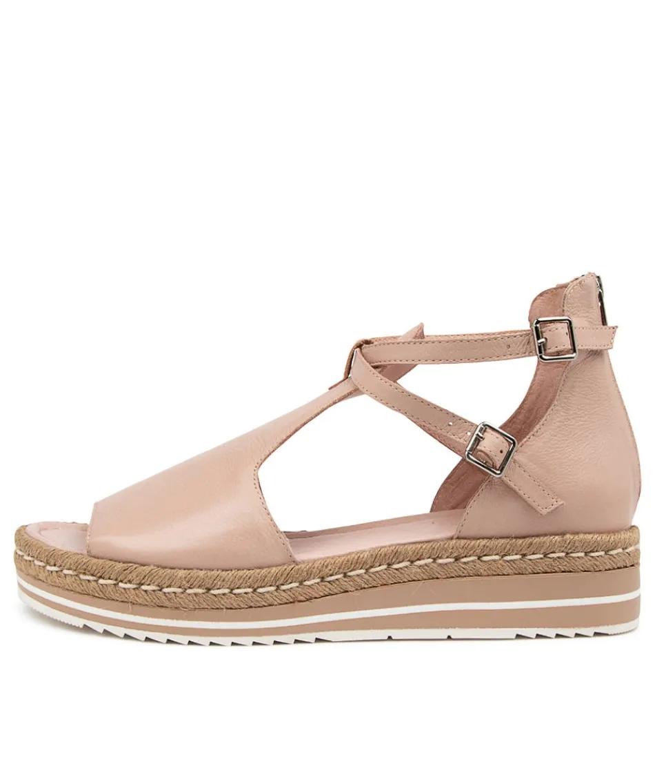 Women DJANGO & JULIETTE Espadrilles<Alexys Lrg Rose Leather