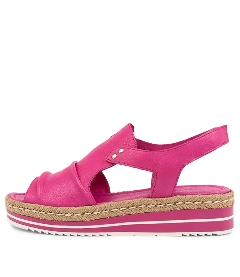 Women DJANGO & JULIETTE Espadrilles<Alora Dj Fuchsia Leather