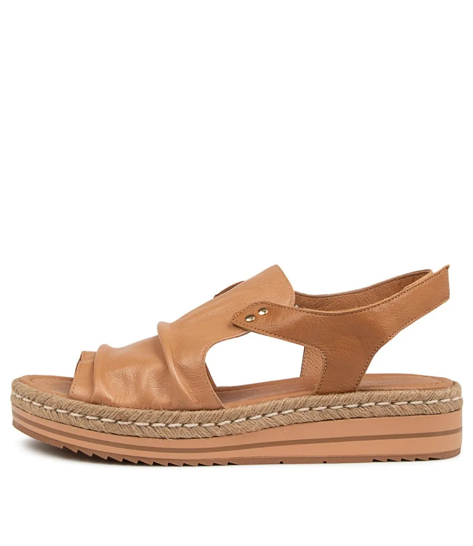 Women DJANGO & JULIETTE Espadrilles<Alora Lrg Cafe-Dk Tan