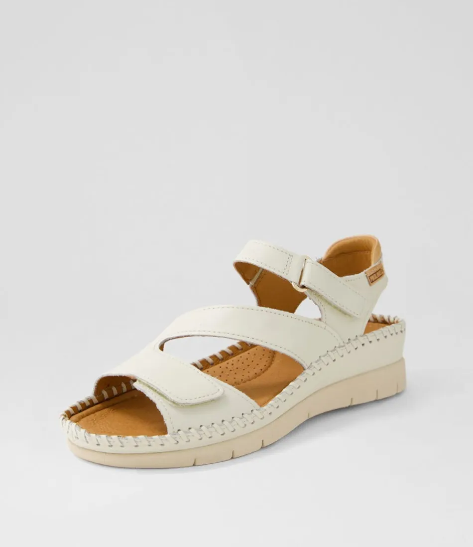 Women PIKOLINOS Flats<Altea 31 Nata Leather Sandals