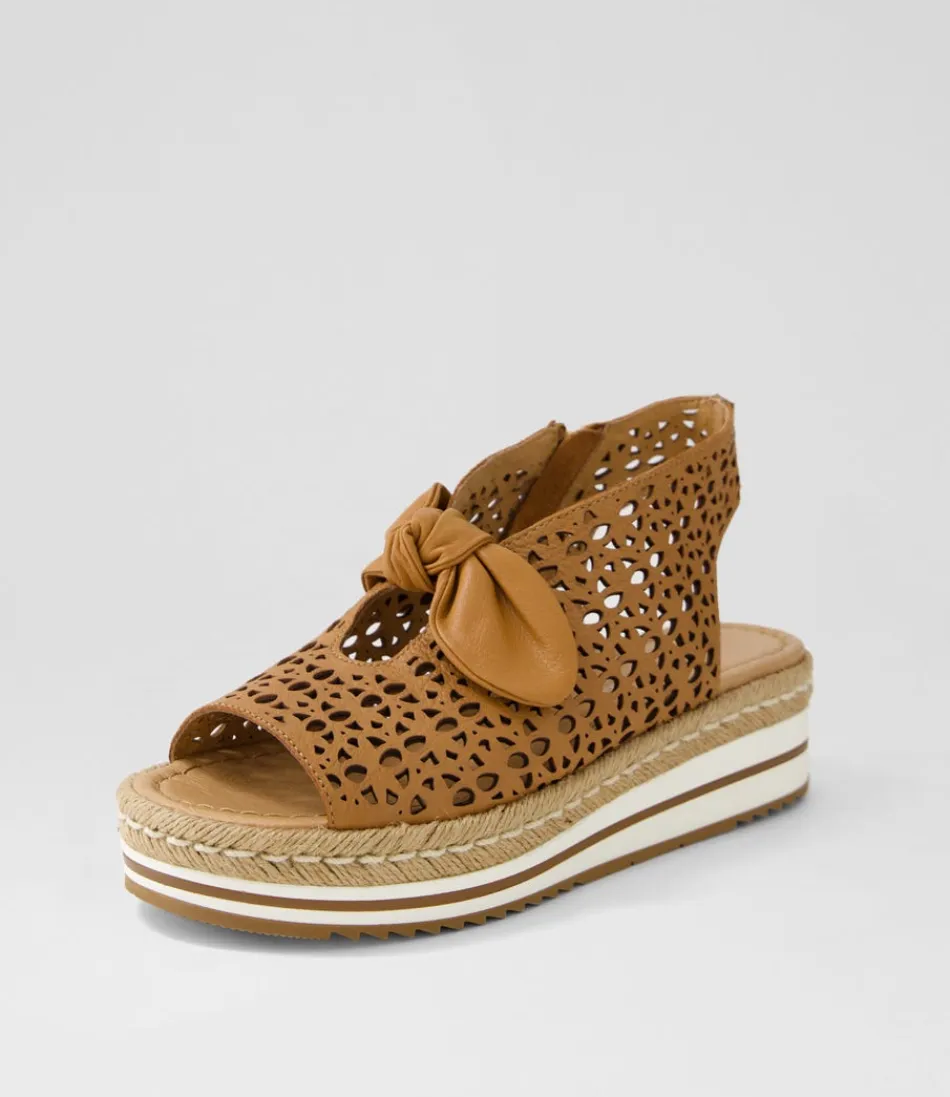 Women DJANGO & JULIETTE Espadrilles<Altona Dark Tan Leather Espadrilles