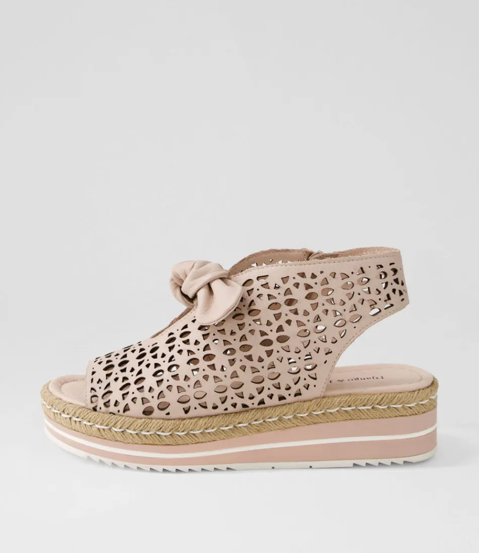 Women DJANGO & JULIETTE Espadrilles<Altona Rose Leather Sandals