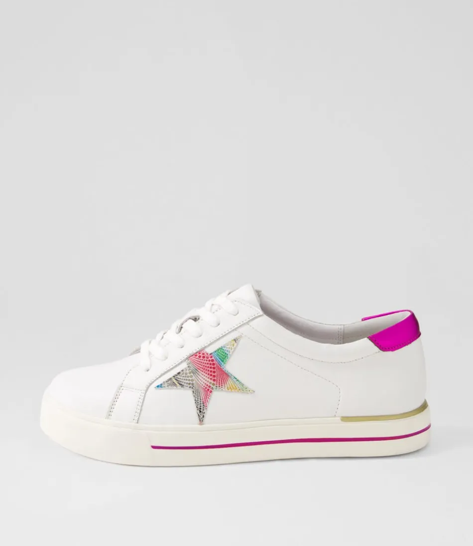 Women ZIERA Sneakers<Alysia W White Multi Dot Sneakers