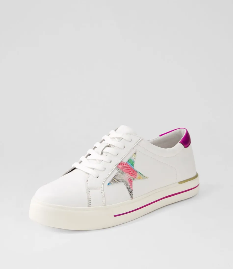 Women ZIERA Sneakers<Alysia W White Multi Dot Sneakers