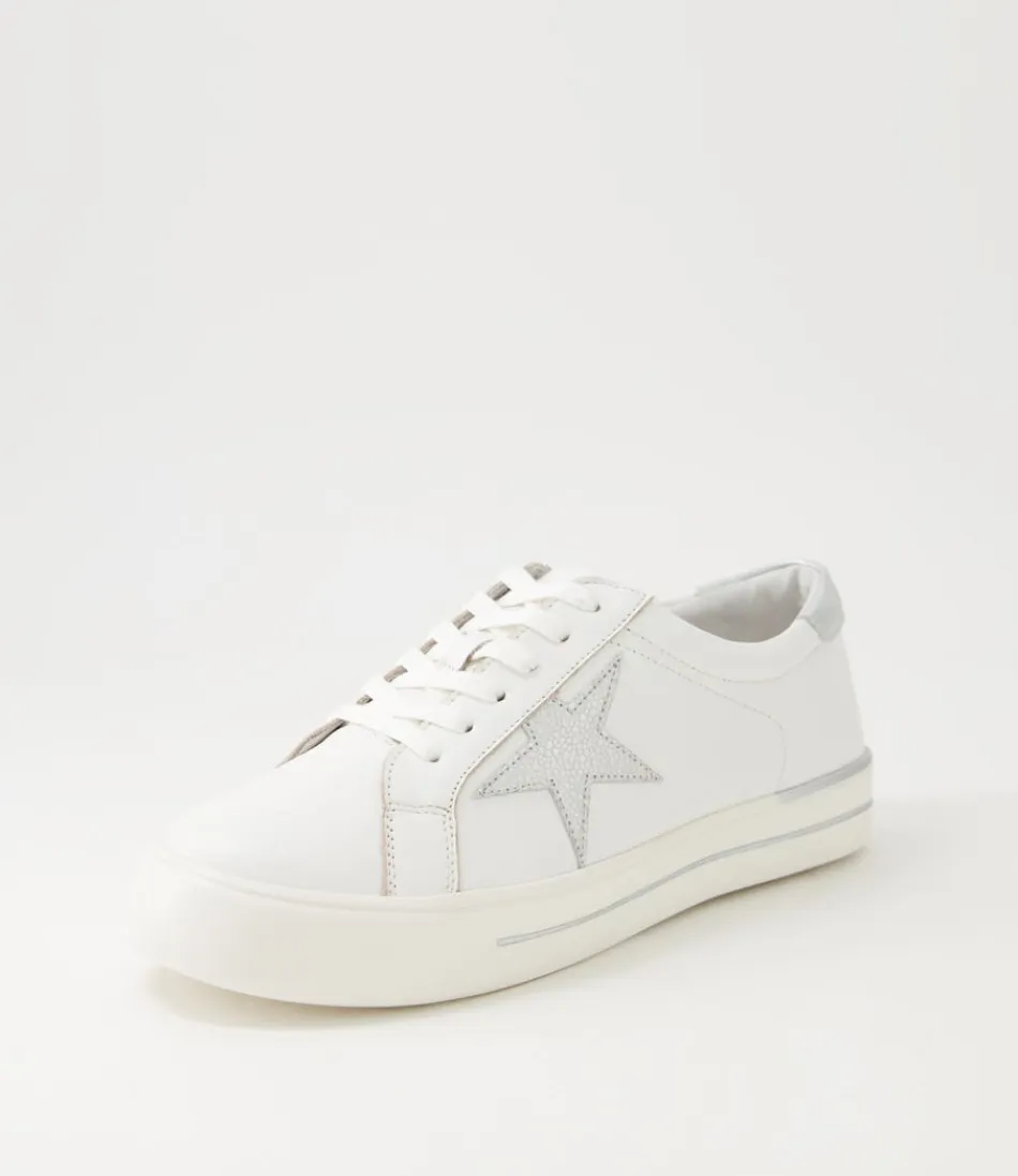 Women ZIERA Sneakers<Alysia W White Silver Speckle Multi Sneakers