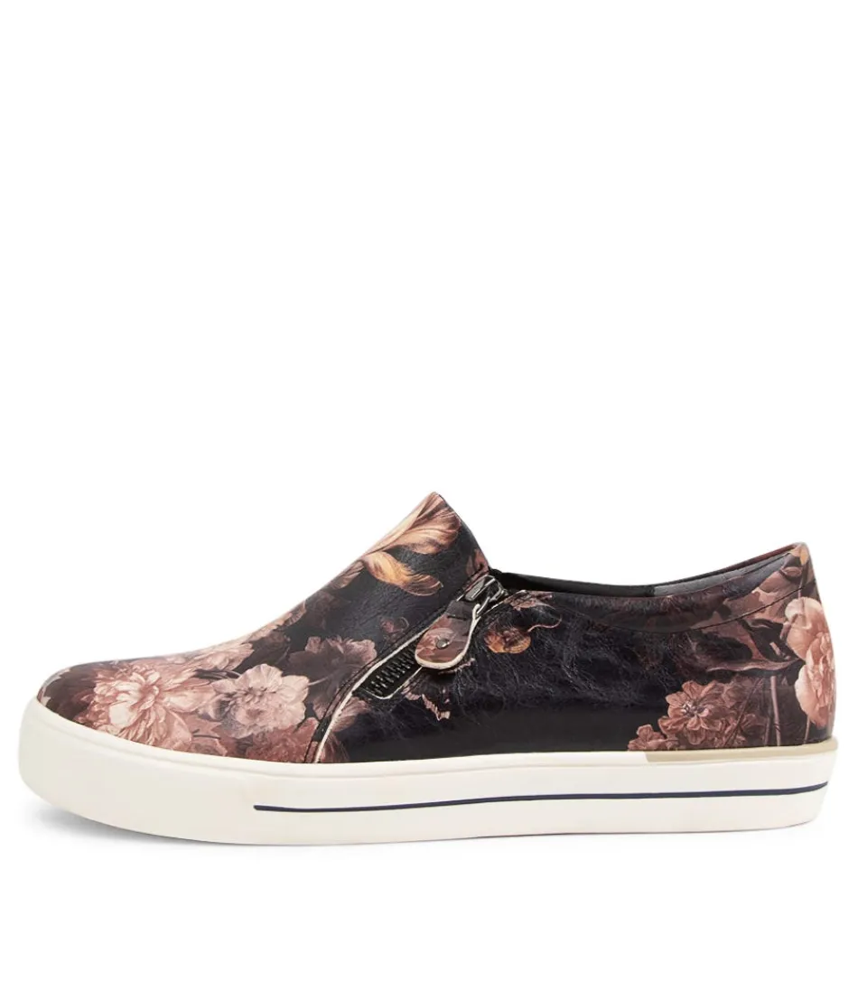 Women ZIERA Sneakers<Ambera W Antique Floral Leather Sneakers