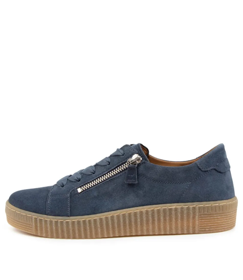 Women GABOR Comfort<Amelia Blau Suede