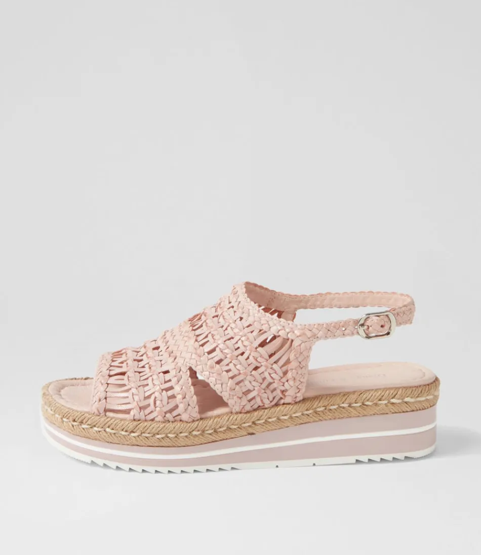 Women DJANGO & JULIETTE Espadrilles<Amiri Pale Pink Woven Sandals