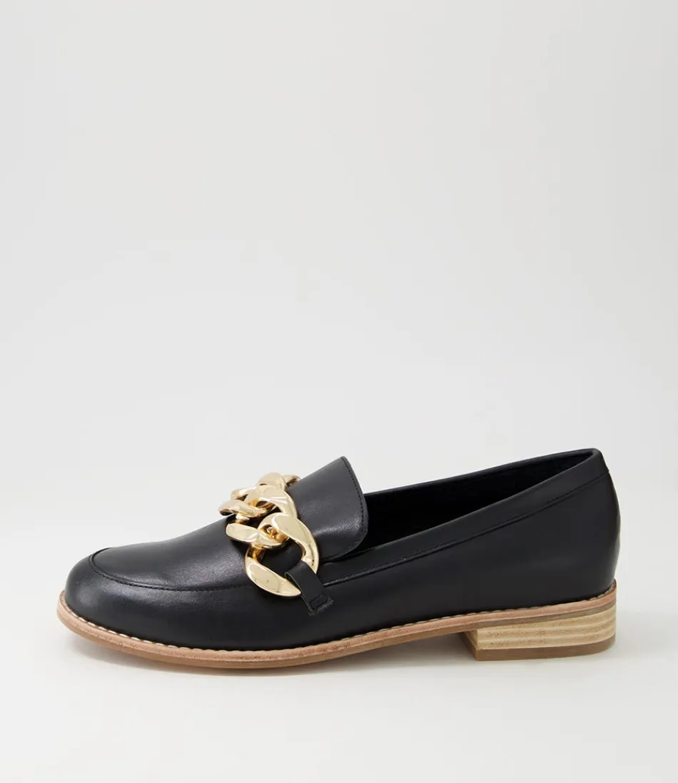 Women DJANGO & JULIETTE Loafers<Ampard Black Leather Loafers