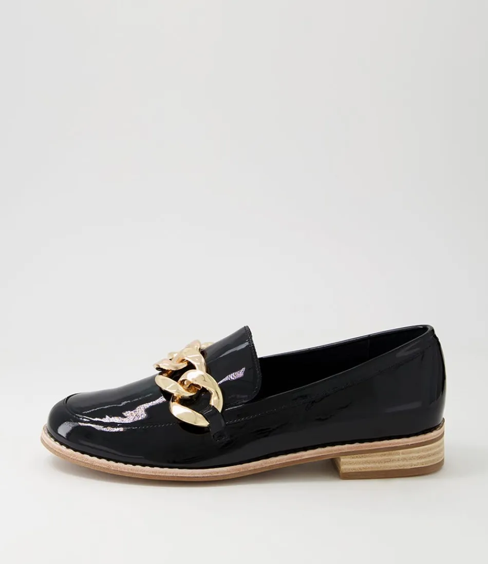 Women DJANGO & JULIETTE Loafers<Ampard Black Patent Leather Loafers