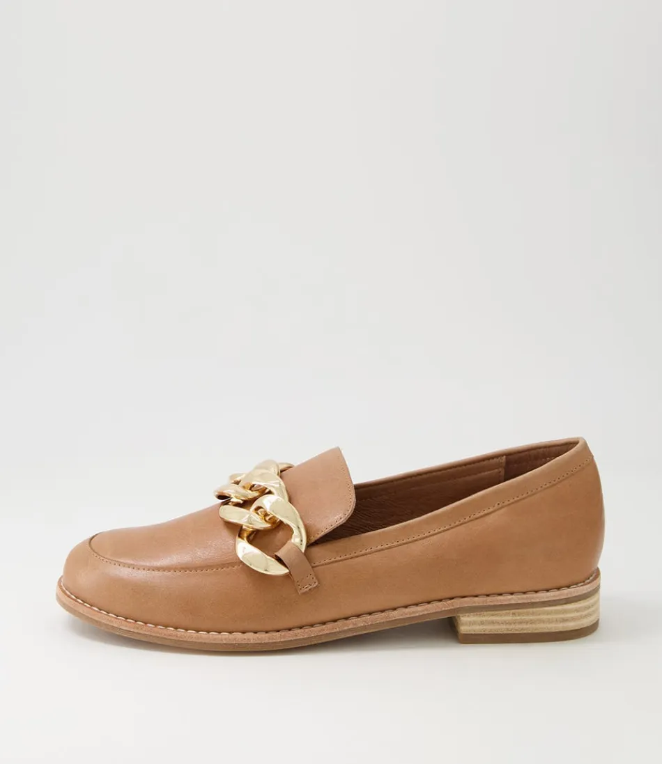 Women DJANGO & JULIETTE Loafers<Ampard Cappuccino Leather Loafers