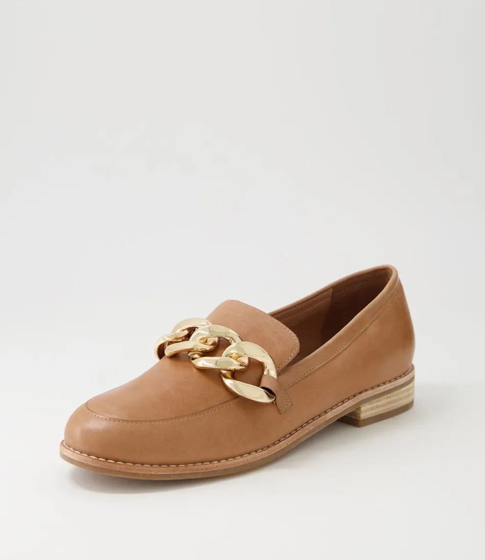 Women DJANGO & JULIETTE Loafers<Ampard Cappuccino Leather Loafers