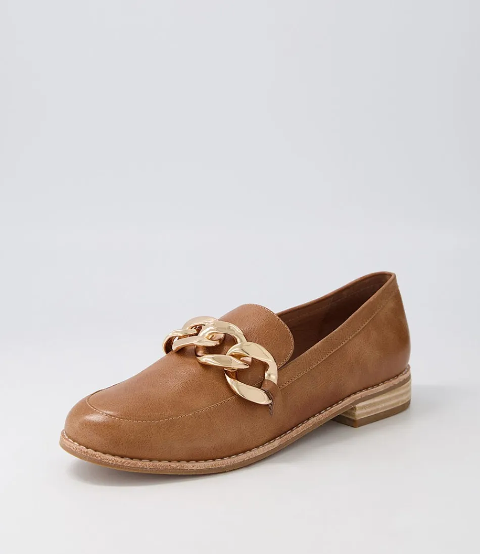 Women DJANGO & JULIETTE Loafers<Ampard Tan Leather Loafers