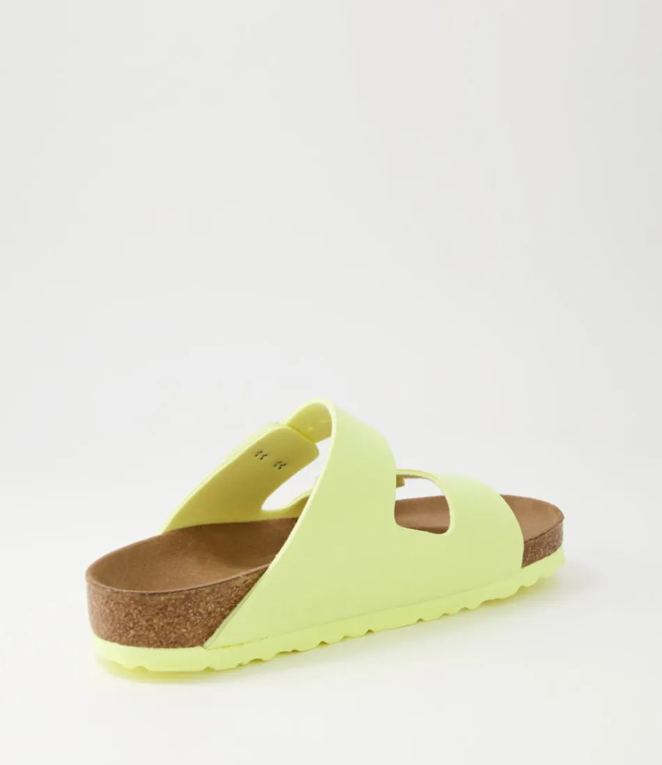 Women BIRKENSTOCK Comfort<Arizona Earthy Vegan W Popcorn Birkibuc Slides