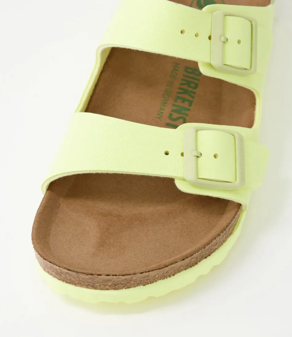 Women BIRKENSTOCK Comfort<Arizona Earthy Vegan W Popcorn Birkibuc Slides