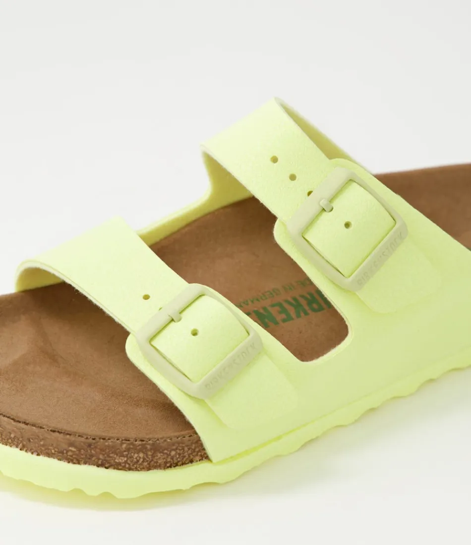Women BIRKENSTOCK Comfort<Arizona Earthy Vegan W Popcorn Birkibuc Slides