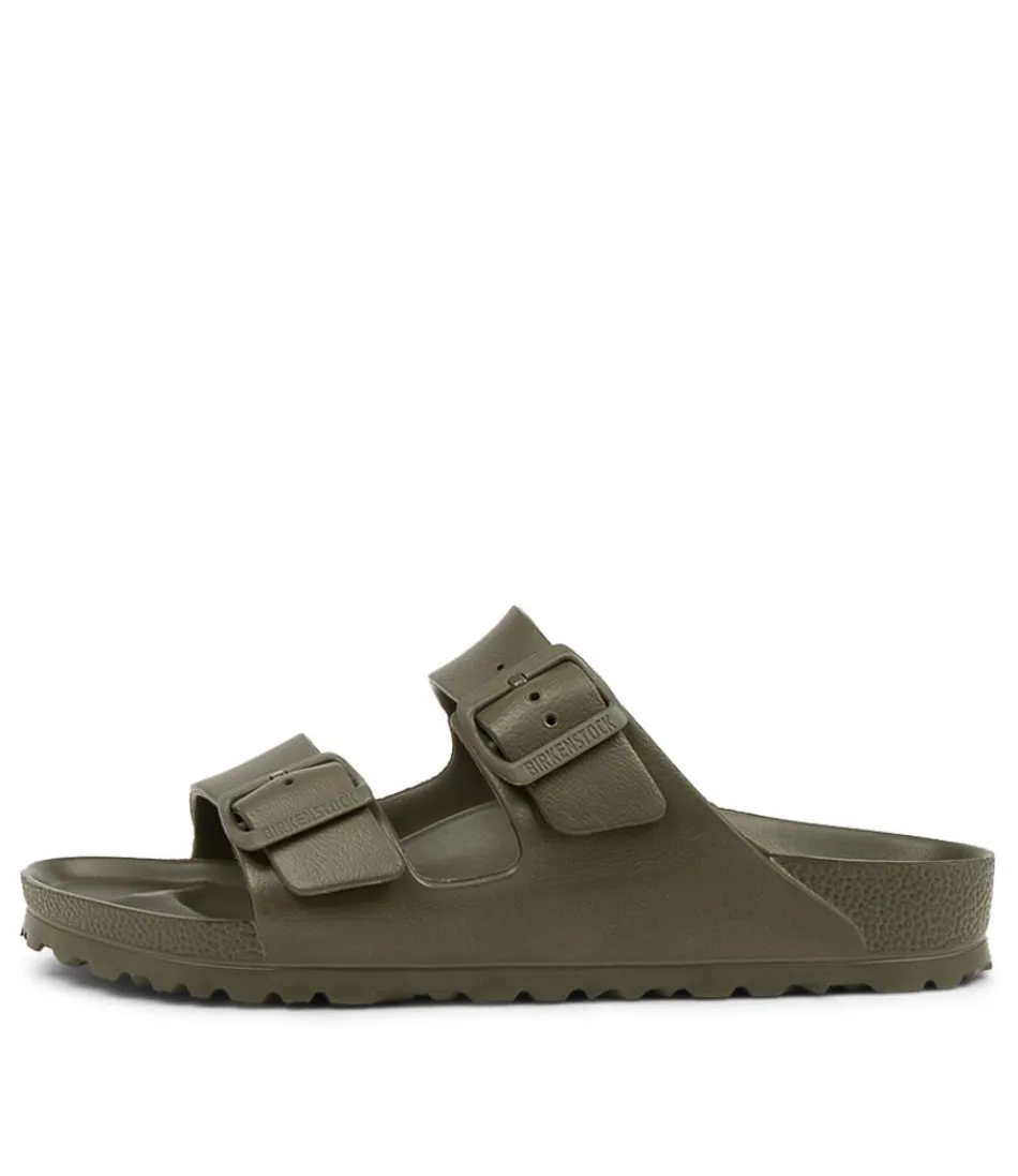 Women BIRKENSTOCK Comfort<Arizona Eva Khaki-Khaki