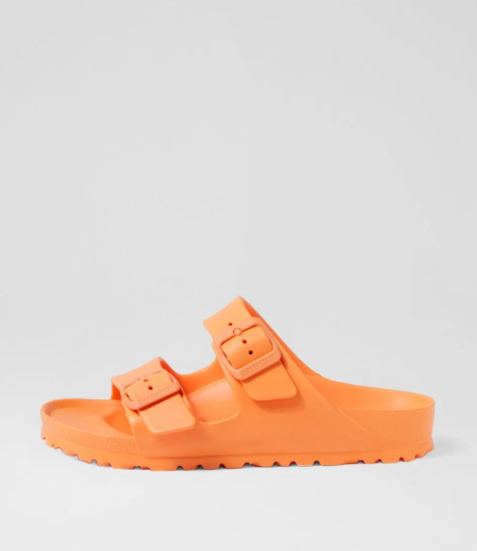 Women BIRKENSTOCK Comfort<Arizona Eva Papaya Slides