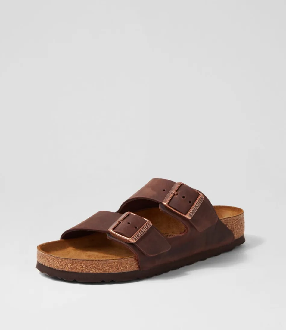 Women BIRKENSTOCK Comfort<Arizona Habana Leather