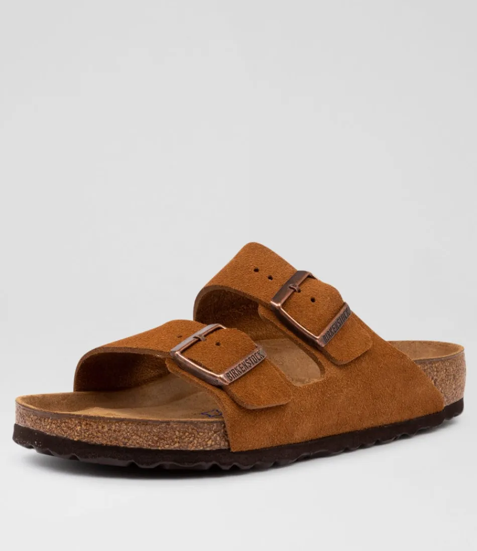 Women BIRKENSTOCK Comfort<Arizona Sfb Su W Bk Mink Suede