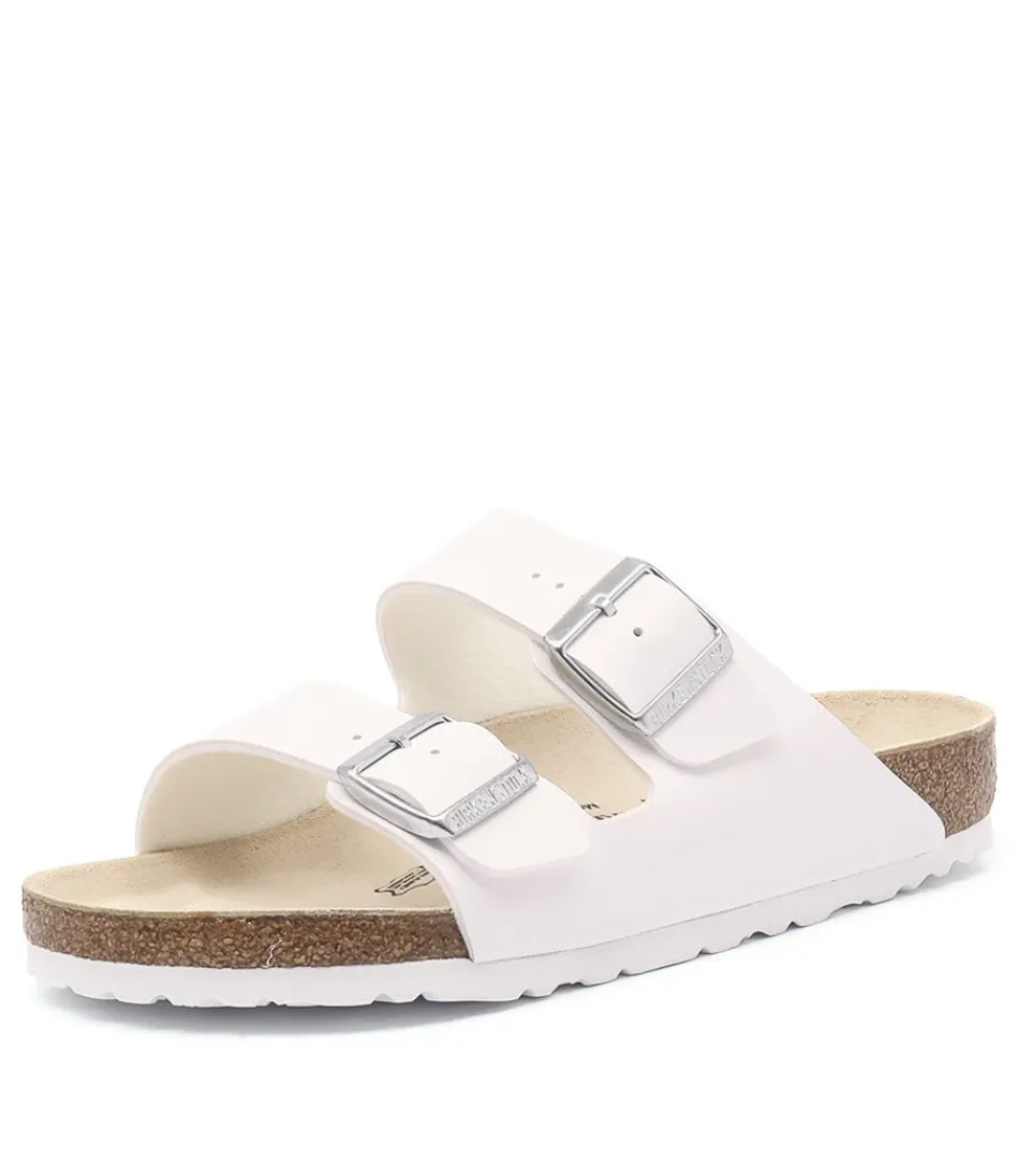 Women BIRKENSTOCK Comfort<Arizona White Birkoflor