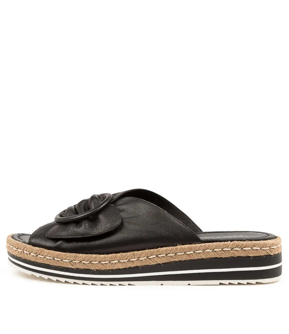 Women DJANGO & JULIETTE Espadrilles<Arturo Lrg Black Leather