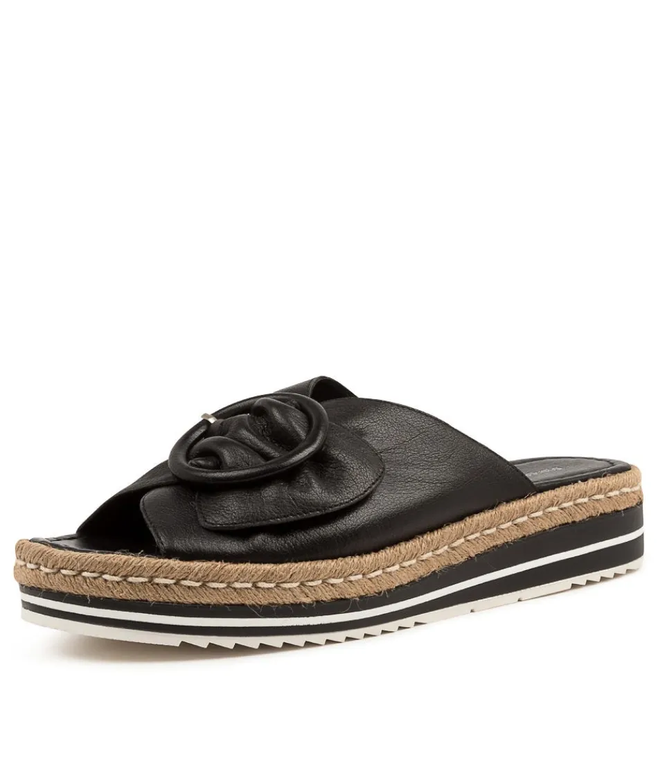 Women DJANGO & JULIETTE Espadrilles<Arturo Lrg Black Leather