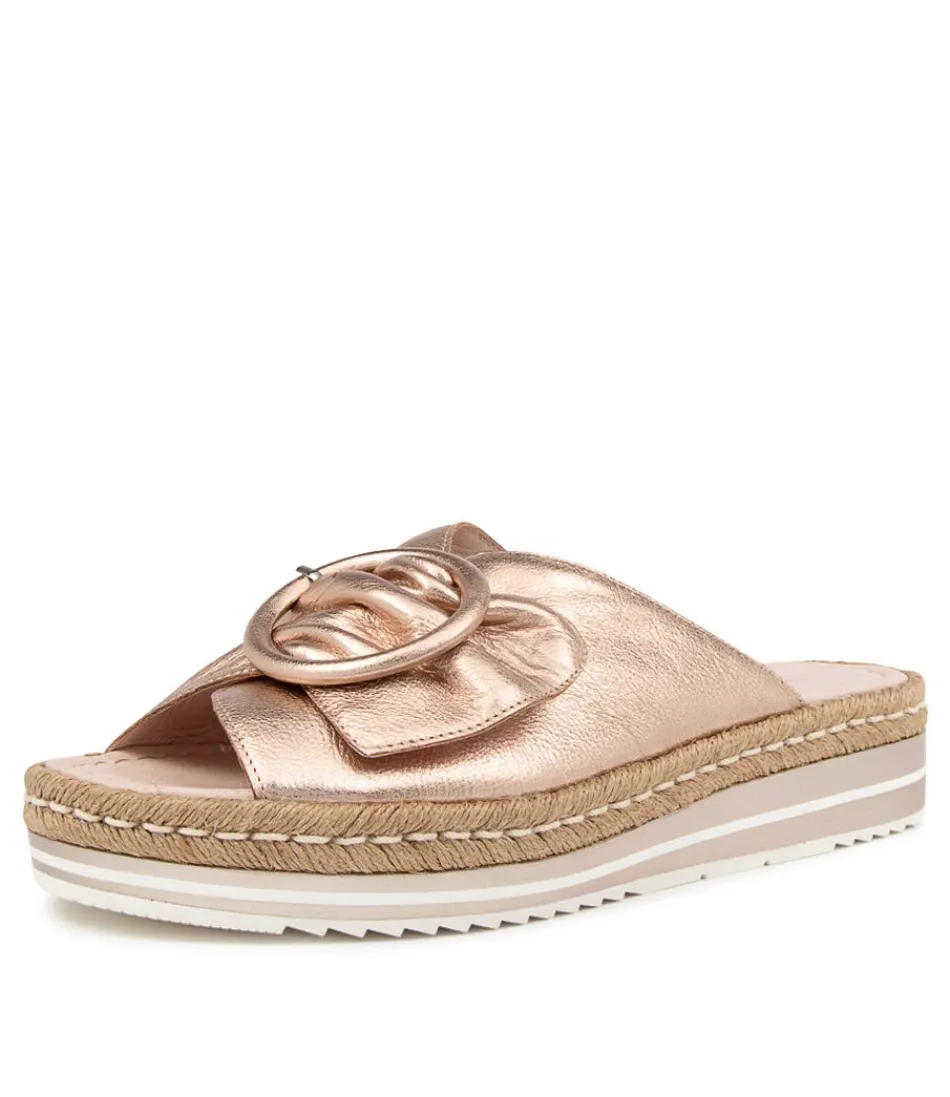 Women DJANGO & JULIETTE Espadrilles<Arturo Lrg Pale Rose Gold