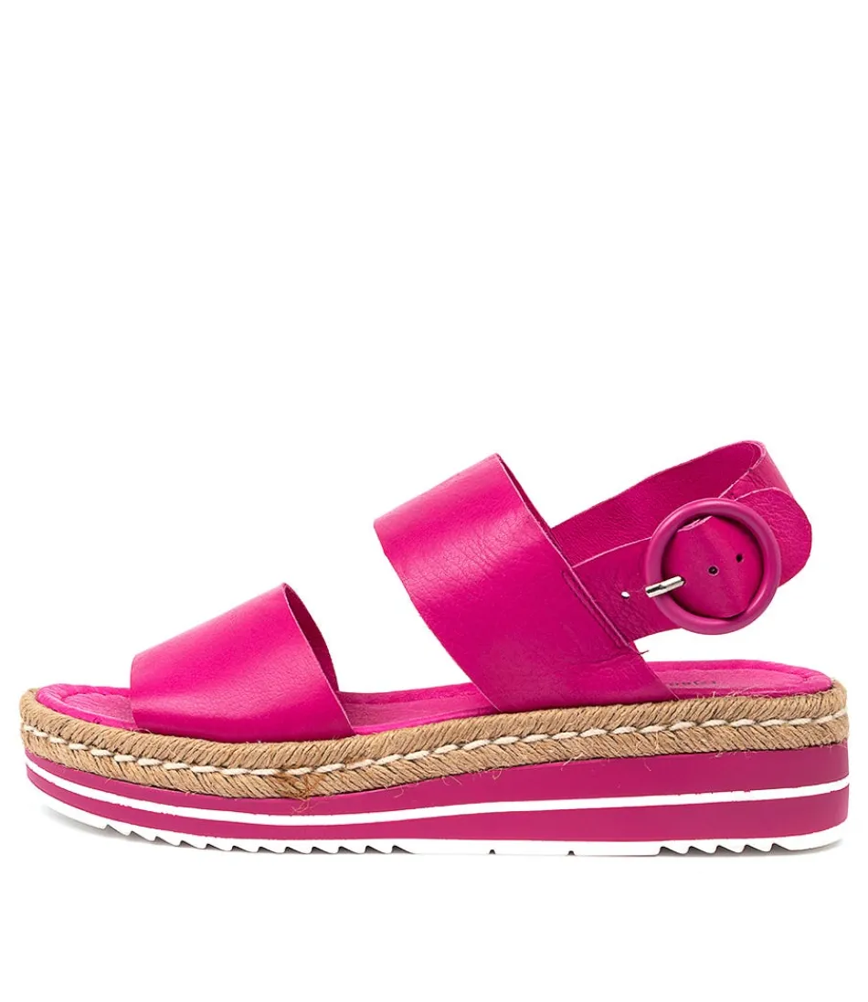 Women DJANGO & JULIETTE Espadrilles<Atha Fuchsia Leather