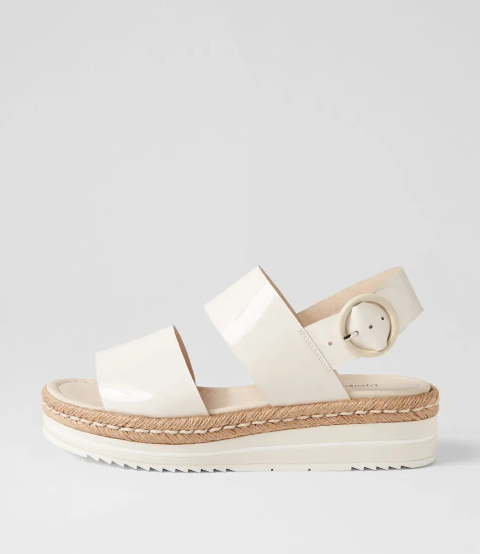 Women DJANGO & JULIETTE Espadrilles<Atha Ivory Patent Leather Espadrilles