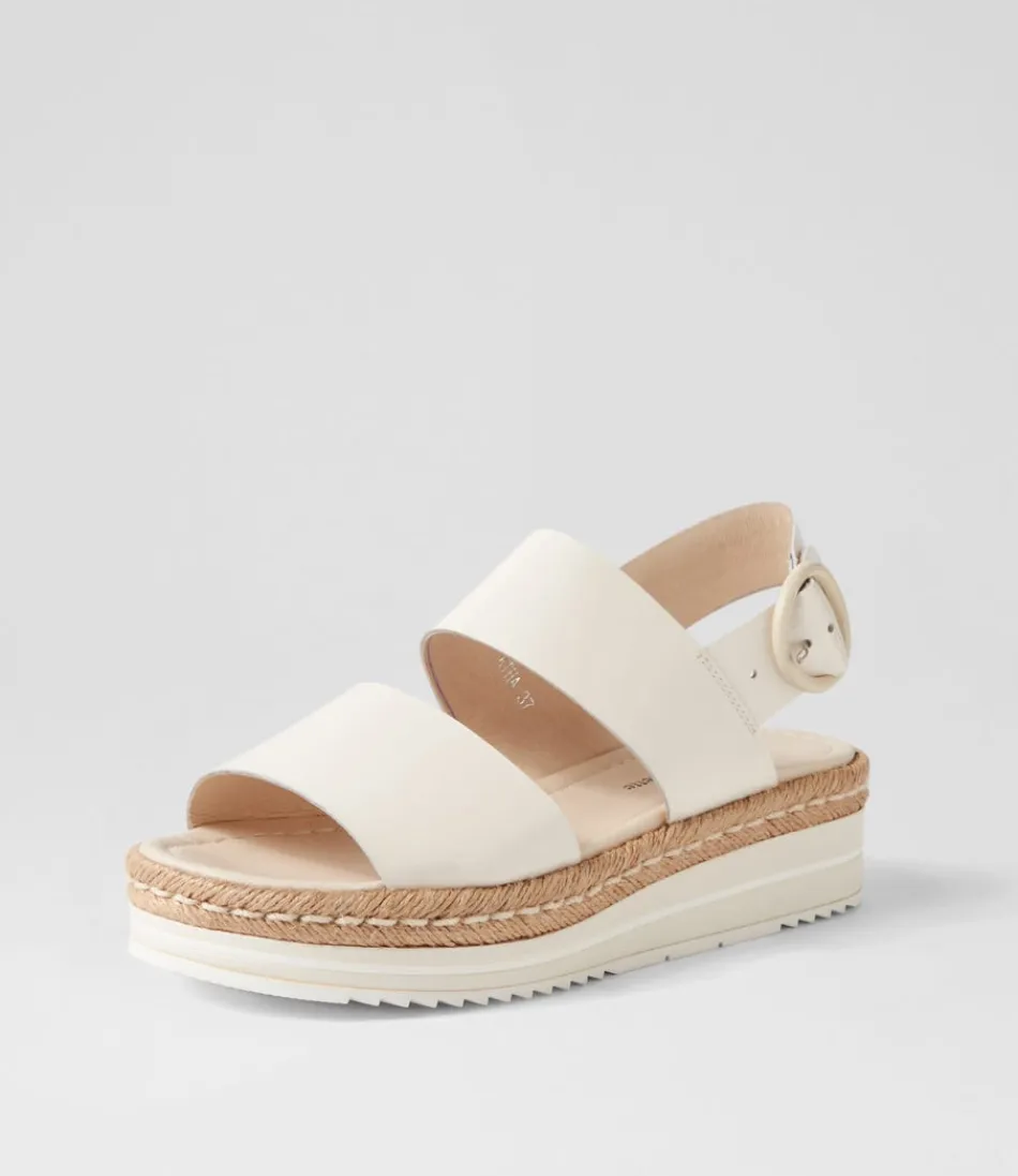 Women DJANGO & JULIETTE Espadrilles<Atha Ivory Patent Leather Espadrilles