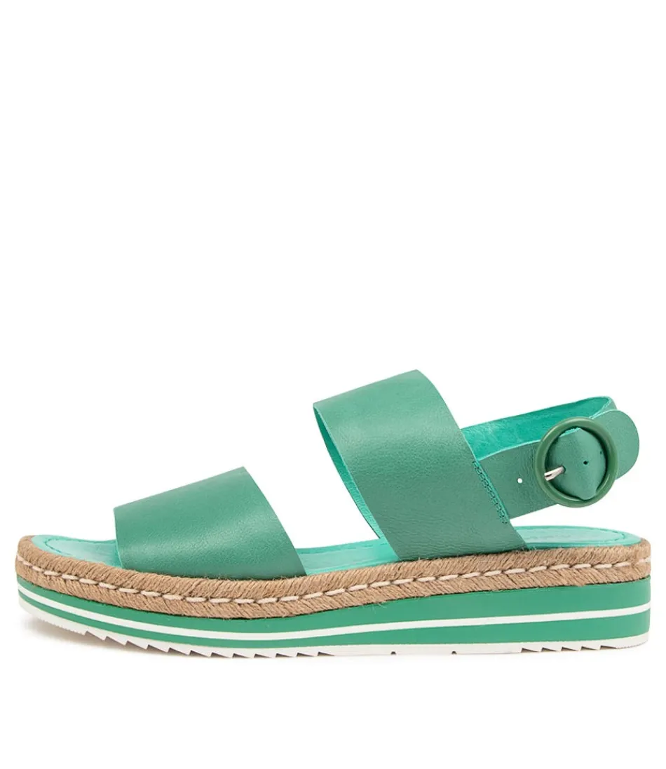 Women DJANGO & JULIETTE Espadrilles<Atha Lrg Jade Leather