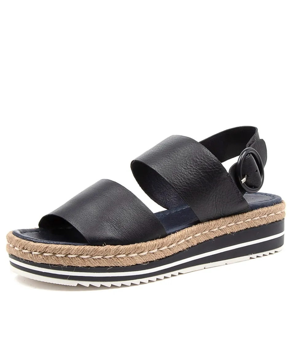 Women DJANGO & JULIETTE Espadrilles<Atha Navy Leather