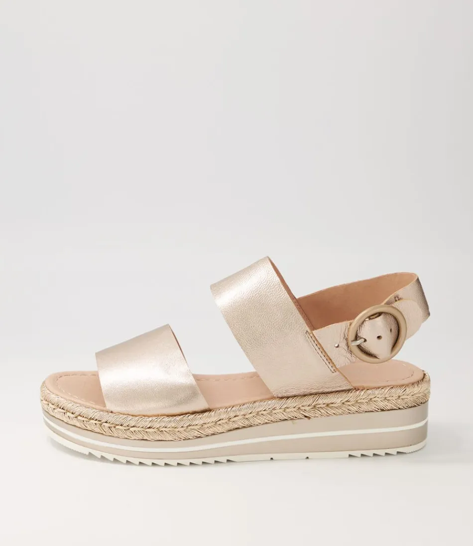 Women DJANGO & JULIETTE Espadrilles<Atha Platino Leather Espadrilles