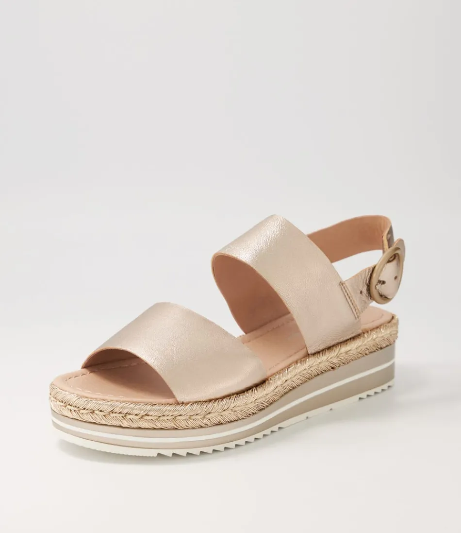 Women DJANGO & JULIETTE Espadrilles<Atha Platino Leather Espadrilles